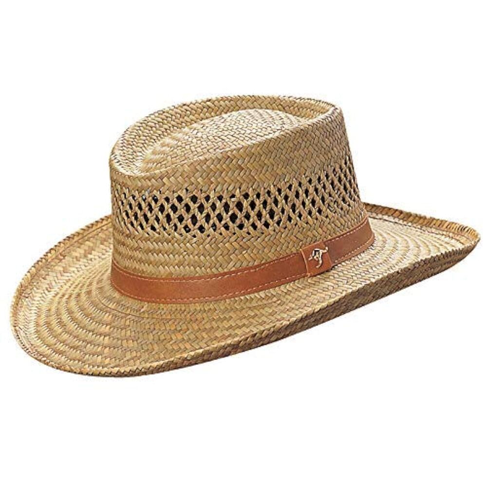 7742 Dorfman Hat Co. Rush Gambler, Natural, X-Large